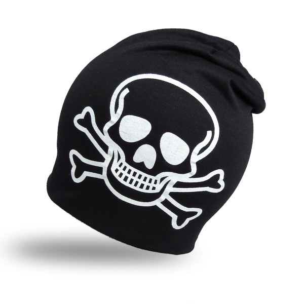 Sonia Originelli Beanie Mütze "Skull" Unisex Totenkopf Halloween Sonia Originelli Beanie Mütze "Skull" Unisex Totenkopf Halloween