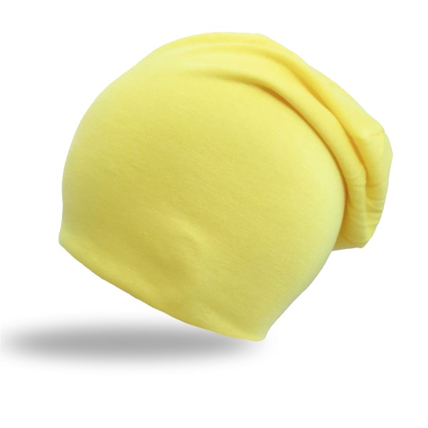 Sonia Originelli Beanie Mütze unifarben Jersey einfarbig leicht und angenehm zu tragen