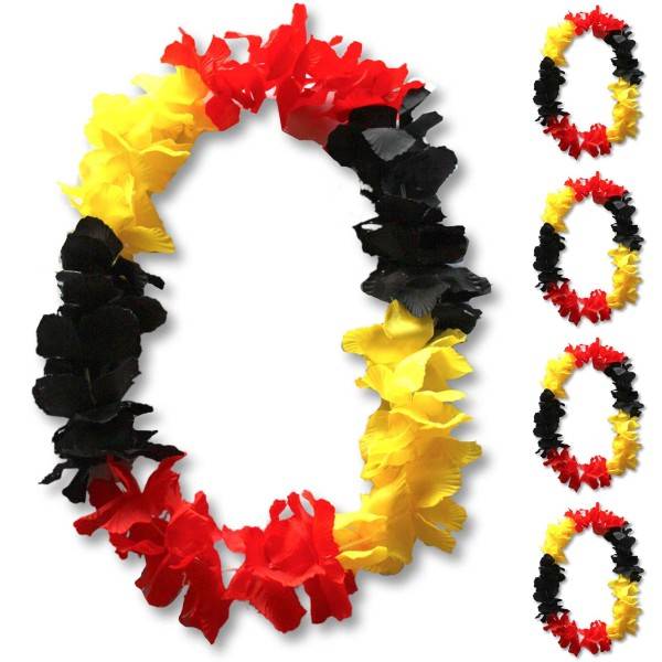 Sonia Originelli Blumenkette Hawaiikette JGA Fanartikel Hochzeit 5er Set