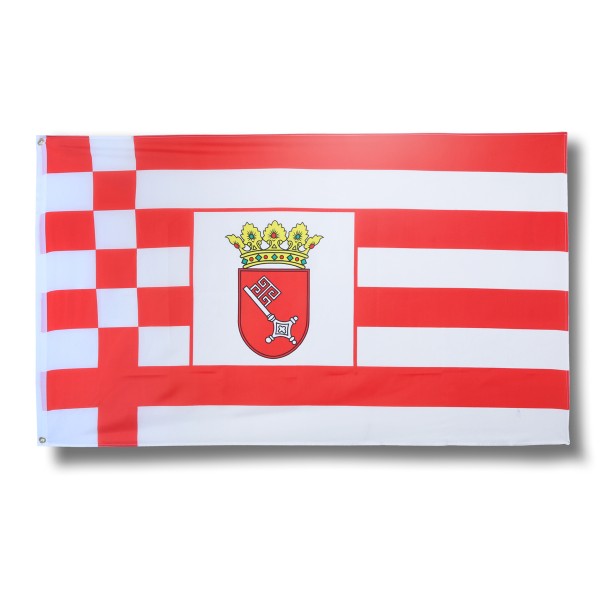 Sonia Originelli Bremen Fahne Flagge 90 x 150 cm Fanartikel Hissfahne Ösen WM EM