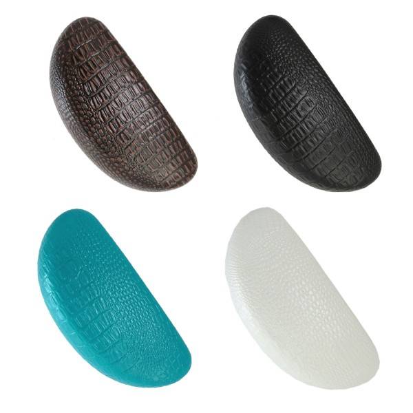 Sonia Originelli Brillenetui Kroko Hardcase Kunstleder Samtig Brillen