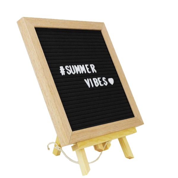 Sonia Originelli Buchstabentafel Letter Board Bild Brett Deko Ständer Tafel Retro