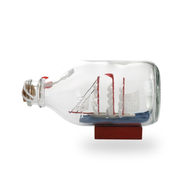 Sonia Originelli Buddelschiff Flaschenschiff "Hamburg" Rumflasche 14cm