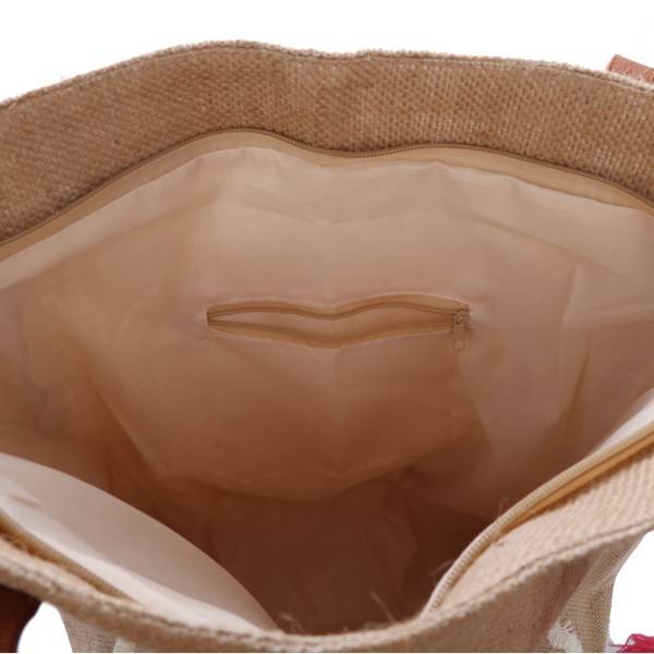 Sonia Originelli Canvas Shopper "Anker" Strandtasche Bommel Quasten