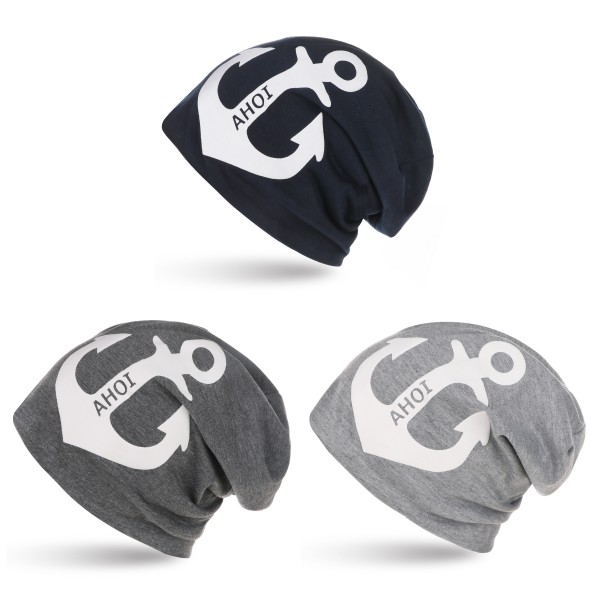 Sonia Originelli City-Beanie "Ahoi" Anker Mütze Maritim