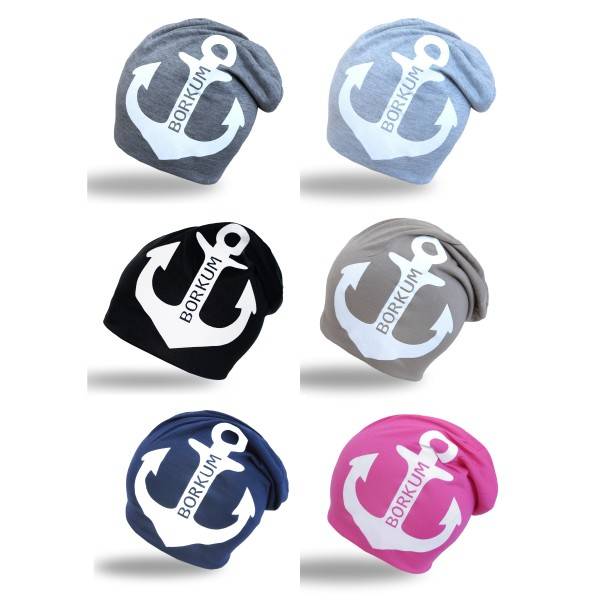 Sonia Originelli City-Beanie "Borkum" Anker Mütze Maritim