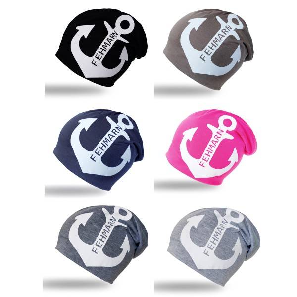 Sonia Originelli City-Beanie "Fehmarn" Anker Mütze Insel Maritim