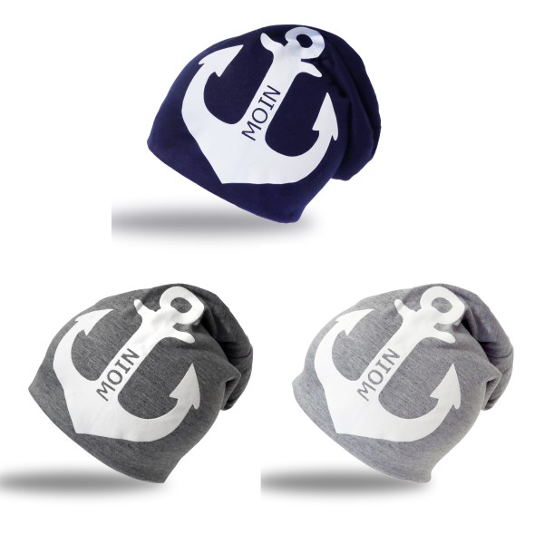 Sonia Originelli City-Beanie "Moin" Anker Mütze Maritim