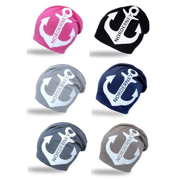 Sonia Originelli City-Beanie "Norderney" Anker Mütze Maritim