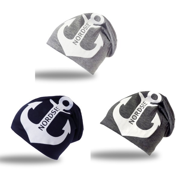 Sonia Originelli City-Beanie "Nordsee" Anker Mütze Maritim