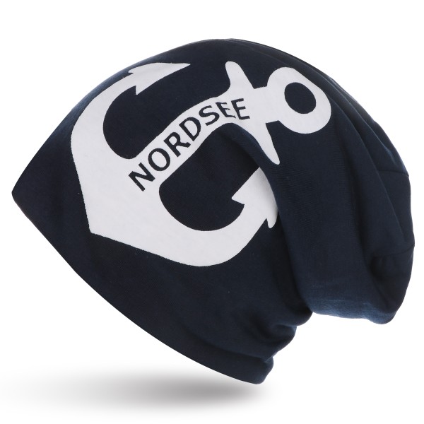 Sonia Originelli City-Beanie "Nordsee" Anker Mütze Maritim