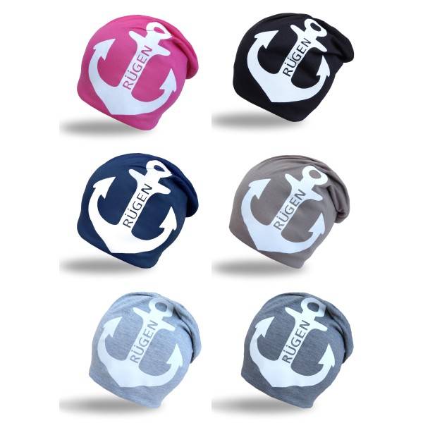 Sonia Originelli City-Beanie "Rügen" Mütze Anker Maritim