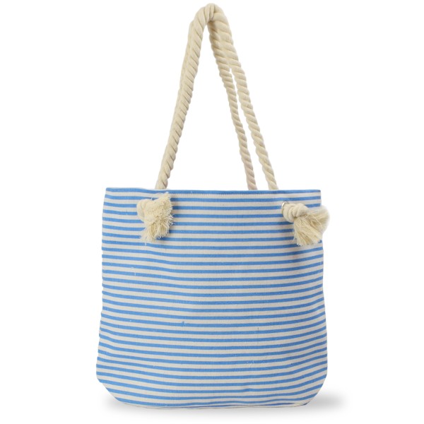 Sonia Originelli City Shopper "Norderney" Maritim Gestreift Koordinaten Canvas