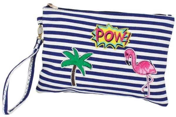 Sonia Originelli Clutch Kosmetiktasche "Flamingo" Schminktasche