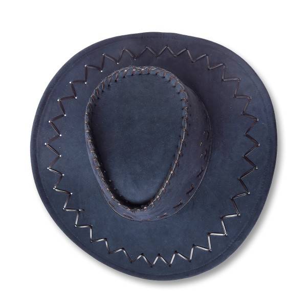 Sonia Originelli Cowboyhut Wildlederoptik Amerika Indianer Ranger