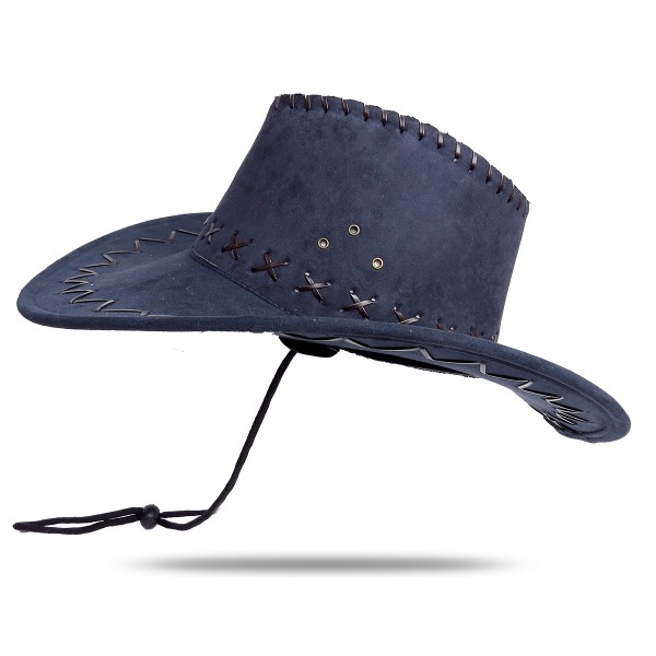 Sonia Originelli Cowboyhut Wildlederoptik Amerika Indianer Ranger