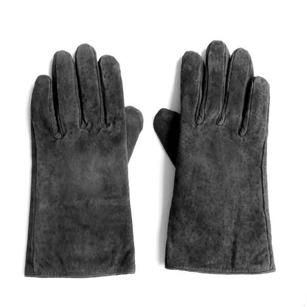 Sonia Originelli Damenhandschuhe Leder Schmal Winter Finger Gefüttert