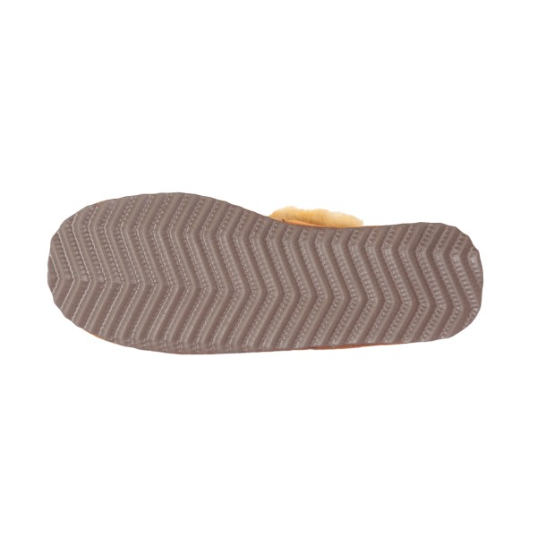 Sonia Originelli Damenpantoffel Schuhe Schaf Lammfell EVA Sohle Leder