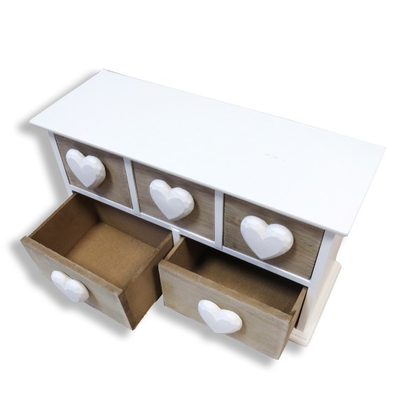 Sonia Originelli Dekoration "Schmuckkästchen" Herz Box Landhausstil