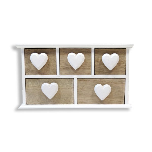 Sonia Originelli Dekoration "Schmuckkästchen" Herz Box Landhausstil