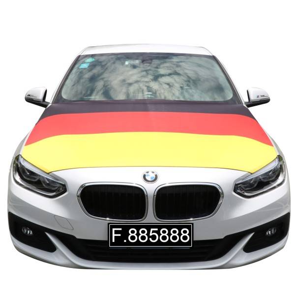 Sonia Originelli EM Fußball "Deutschland" Germany Motorhauben Überzieher Auto Flagge Fahne