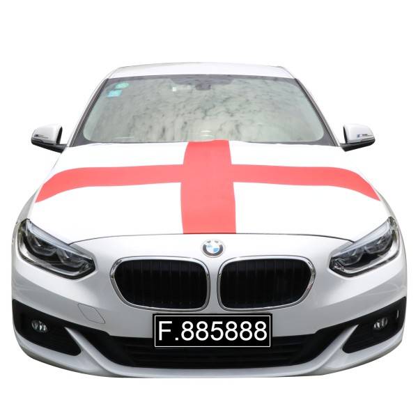 Sonia Originelli EM Fußball "England" Motorhauben Überzieher Auto Flagge Fahne