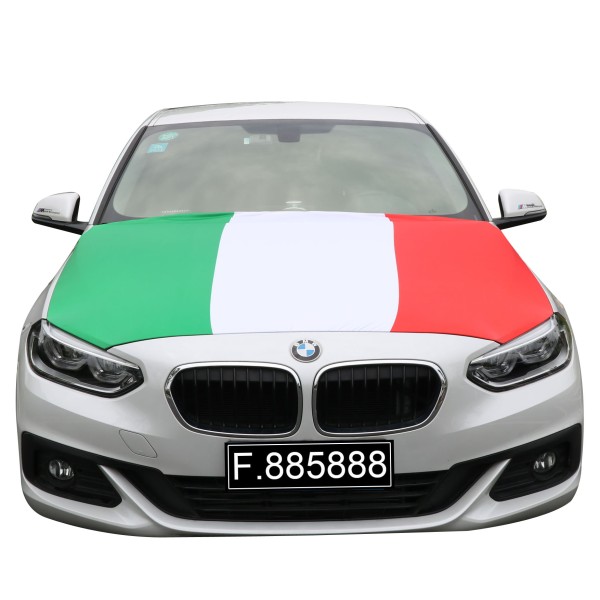 Sonia Originelli EM Fußball "Italien" Italy Italia Motorhauben Überzieher Auto Flagge
