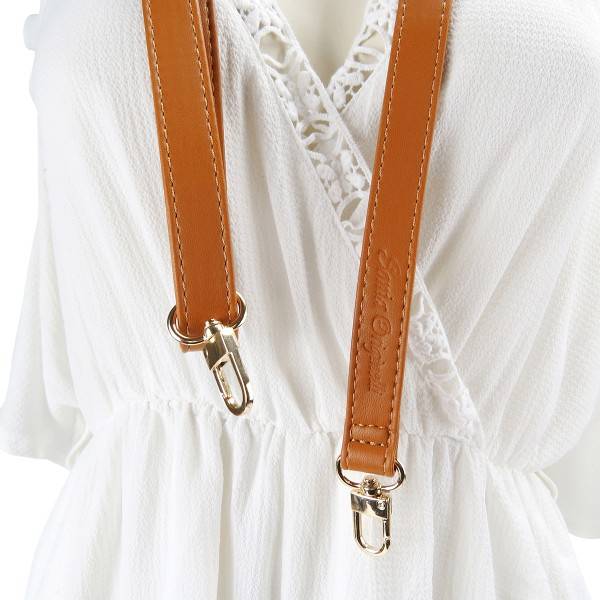 Sonia Originelli Ersatzband Strap PU-Leder Zum Umhängen Für Handyketten Und Taschen Ersatzschnur