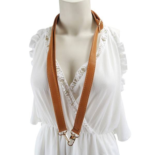 Sonia Originelli Ersatzband Strap PU-Leder Zum Umhängen Für Handyketten Und Taschen Ersatzschnur