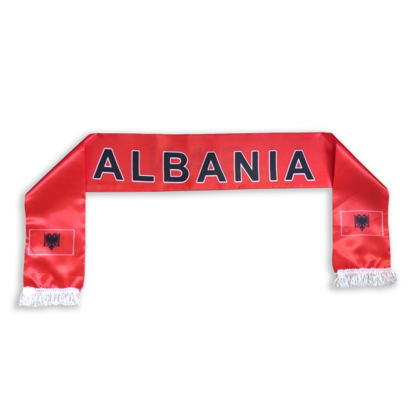 Sonia Originelli Fan-Paket "Albanien" Albania WM EM Fußball Schal Hawaiikette Hut Fanartikel