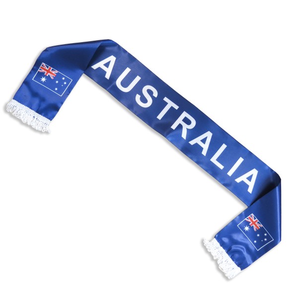 Sonia Originelli Fan-Paket "Australien" Australia WM EM Fußball Schal Hawaiikette Hut Schweissband Fahne Flagge