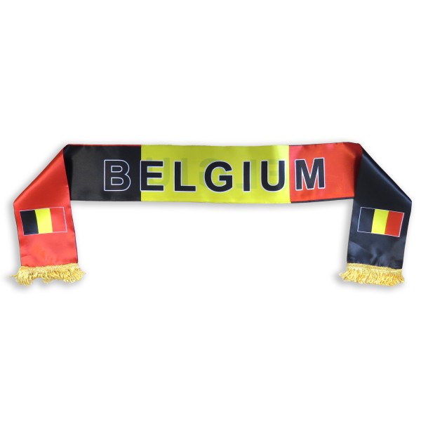 Sonia Originelli FAN PAKET EM "Belgien" Belgium Fußball Schal Schminke Schweißband Mini Flagge