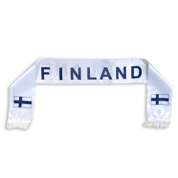 Sonia Originelli Fan-Paket "Finnland" WM EM Fußball Schal Hawaiikette Hut Schweissband Fahne Flagge