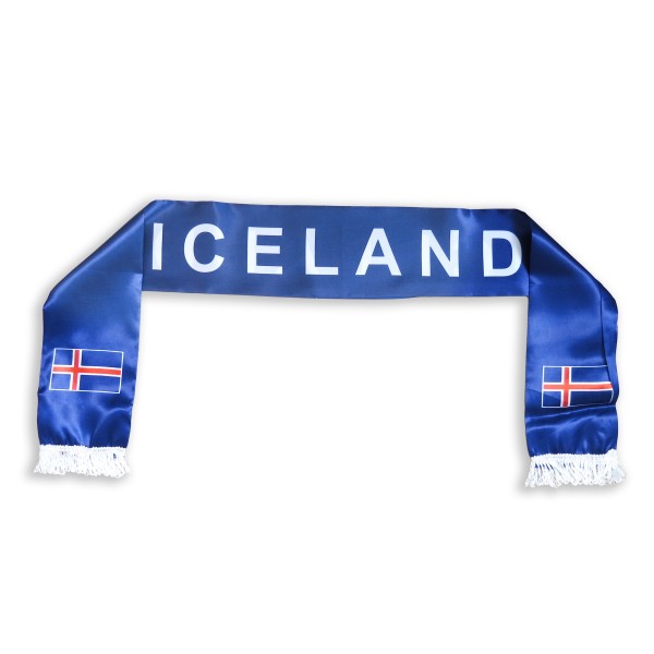 Sonia Originelli Fan-Paket "Island" Iceland WM EM Fußball Schal Hawaiikette Hut Schweissband Fahne Perücke