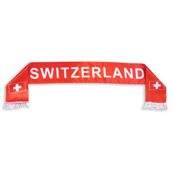 Sonia Originelli Fan-Paket "Schweiz" Switzerland WM EM Fußball Schal Hawaiikette Hut Schweissband Fahne Flagge