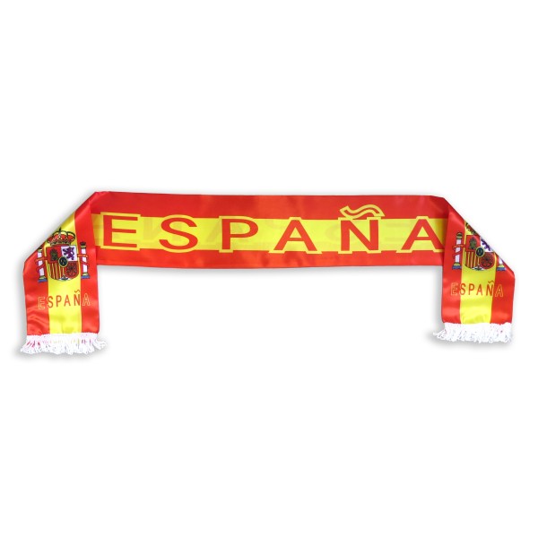 Sonia Originelli Fan-Paket "Spanien" Spain Espana WM EM Fußball Schal Hawaiikette Hut Schweissband Fahne Perücke