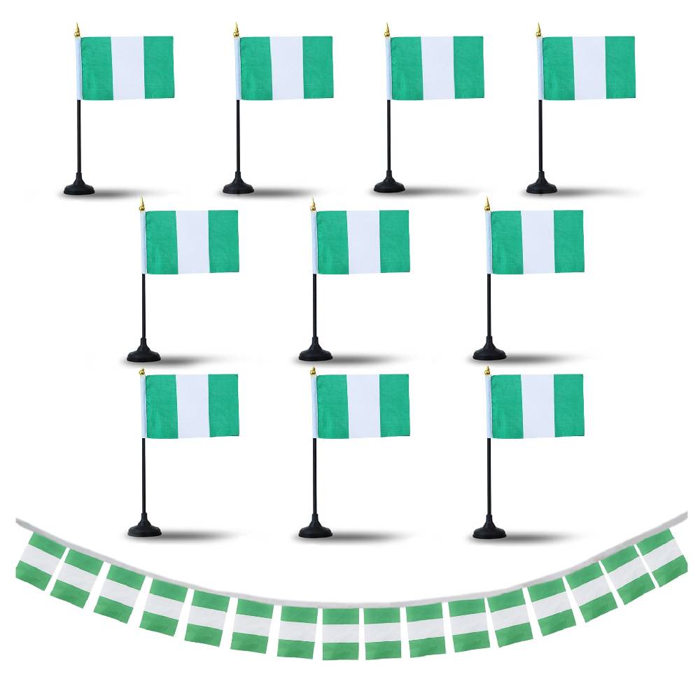 Sonia Originelli Fan Poncho "Nigerien" Nigeria Umhang Flagge Fußball WM Länder