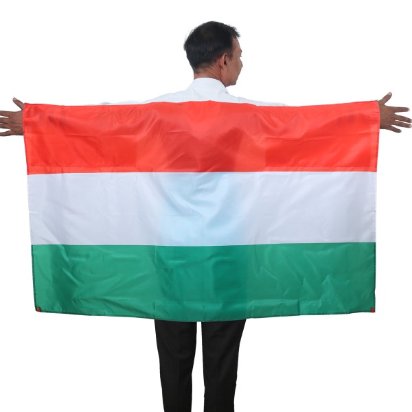 Sonia Originelli Fan Poncho "Ungarn" Hungary Umhang Flagge Fußball WM Länder