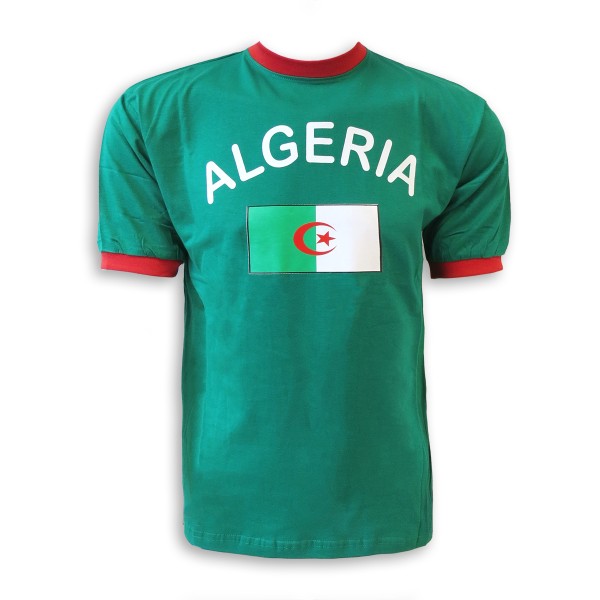 Sonia Originelli Fan-Shirt "Algerien" Unisex Fußball WM EM Herren T-Shirt