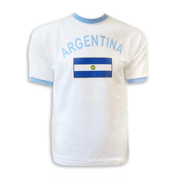 Sonia Originelli Fan-Shirt "Argentina" Unisex Fußball WM EM Herren T-Shirt