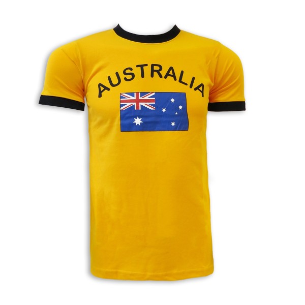 Sonia Originelli Fan-Shirt "Australia" Unisex Fußball WM EM Herren T-Shirt