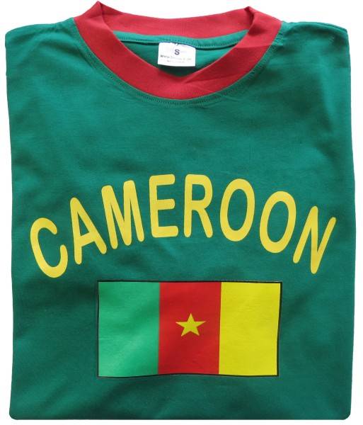 Sonia Originelli Fan-Shirt "Cameroon" Unisex Fußball WM EM Herren T-Shirt