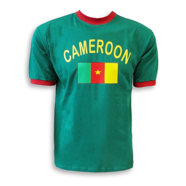 Sonia Originelli Fan-Shirt "Cameroon" Unisex Fußball WM EM Herren T-Shirt