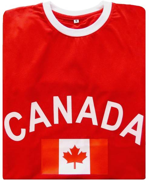 Sonia Originelli Fan-Shirt "Canada" Unisex Fußball WM EM Herren T-Shirt