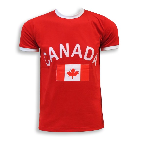 Sonia Originelli Fan-Shirt "Canada" Unisex Fußball WM EM Herren T-Shirt