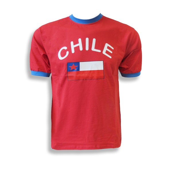 Sonia Originelli Fan-Shirt "Chile" Unisex Fußball WM EM Herren T-Shirt