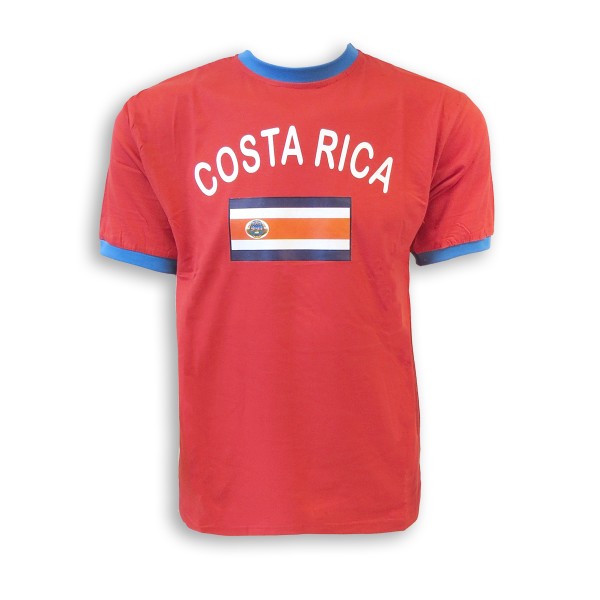 Sonia Originelli Fan-Shirt "Costa Rica" Unisex Fußball WM EM Herren T-Shirt