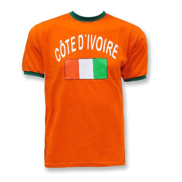 Sonia Originelli Fan-Shirt "Côte d'voire" Unisex Fußball WM EM Herren T-Shirt
