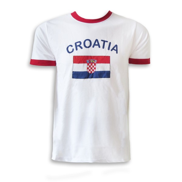 Sonia Originelli Fan-Shirt "Croatia" Unisex Fußball WM EM Herren T-Shirt