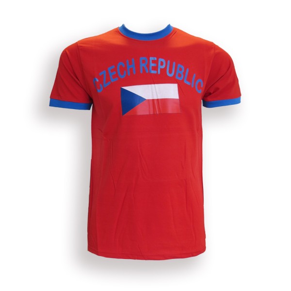 Sonia Originelli Fan-Shirt "Czech Republic" Unisex Fußball WM EM Herren T-Shirt